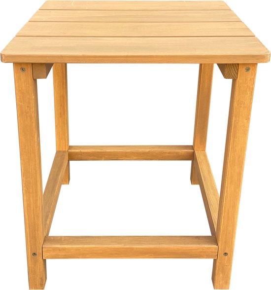 Table d'appoint AXI Tess marron – Petite table de jardin en bois – Carrée – 40,5 x 40,5 x 46 cm – Bois de pruche 100 % certifié FSC – Pour le jardin, la terrasse et le balcon