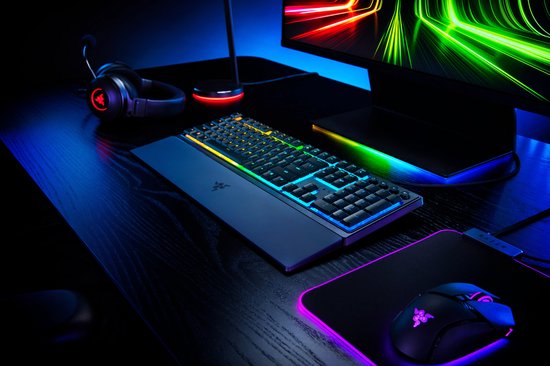 Razer Ornata V3 Low Profile - Clavier gaming - Touches à membrane programmables - RGB - Qwerty