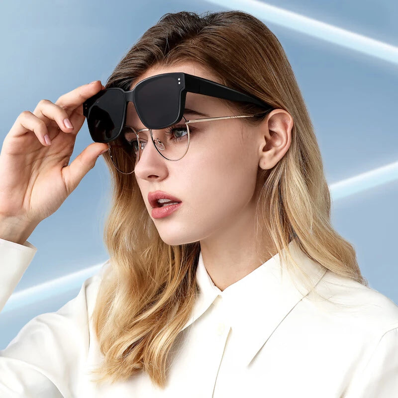Ochama X J.ZAO Lunettes de soleil polarisées en nylon haut de gamme, lunettes de vue pour la vision de loin, pour hommes et femmes, kit miroir