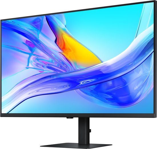 Samsung ViewFinity S8 S80UD - Écran LED - Avec commutateur KVM - 37 pouces - 4K UHD - USB-C 90 W - Panneau VA - 350 cd/m² - 5 ms - 60 Hz - HDR10 - Noir