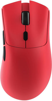 ATTACK SHARK R1 Superlight Gaming Mouse 59g - Rouge - 12.2 × 6.4 × 3.8 cm - Sans fil et filaire - Jusqu'à 18 000 DPI - 65 heures d'autonomie de la batterie