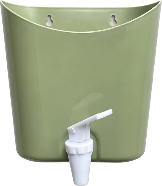 Réservoir d'eau AXI avec robinet, vert – Distributeur d'eau pour cuisine jouet ou cuisine de sable – 0,7 litre – À partir de 3 ans