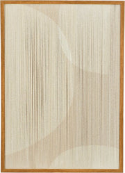 Mica Decorations Décoration murale Cercle - L50 x L60 x H3 cm - Beige