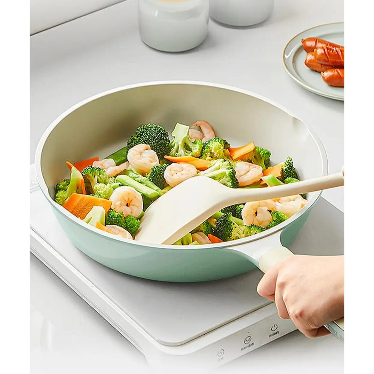 Poêle COOKER KING - 24 cm - revêtement antiadhésif en céramique et titane