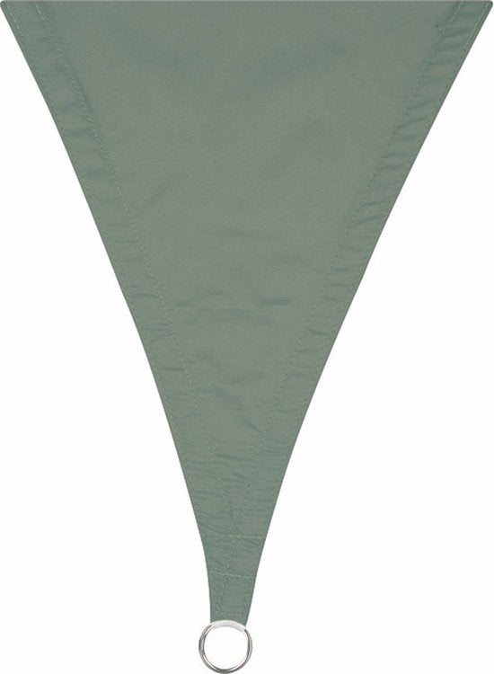 Perel Toile d'ombrage, hydrofuge, 5 x 5 x 5 m, 160 g/m², polyester, triangle, vert-gris