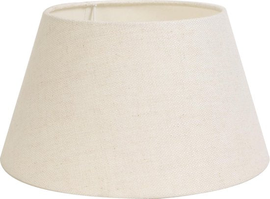 Light & Living Livigno Abat-jour tambour - Blanc d'œuf - 35-25-19cm