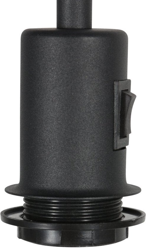 Lampadaire Stang 4738ZW en métal noir, 152 cm, luminaire moderne inclinable, Steinhauer