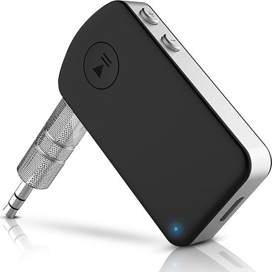 Strex Bluetooth Receiver - BT 5.0 - 3.5MM AUX - Récepteur Bluetooth - Appel mains libres - Récepteur audio Bluetooth - Bluetooth Car via AUX