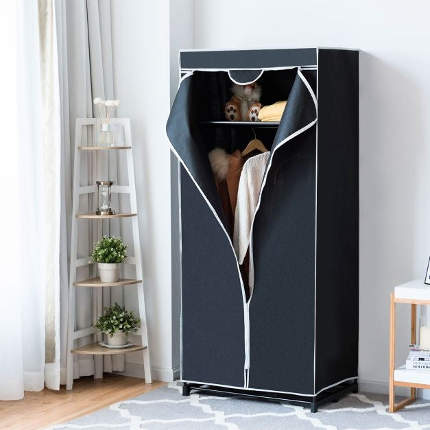 Penderie portative et autoportante - Pliante avec housse imperméable en tissu non tissé