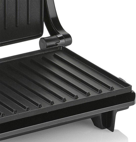Grill de table Tristar - GR-2846 - 700 W - Appareil à croque-monsieur - Surface de cuisson 22,5 x 14 cm - Aluminium