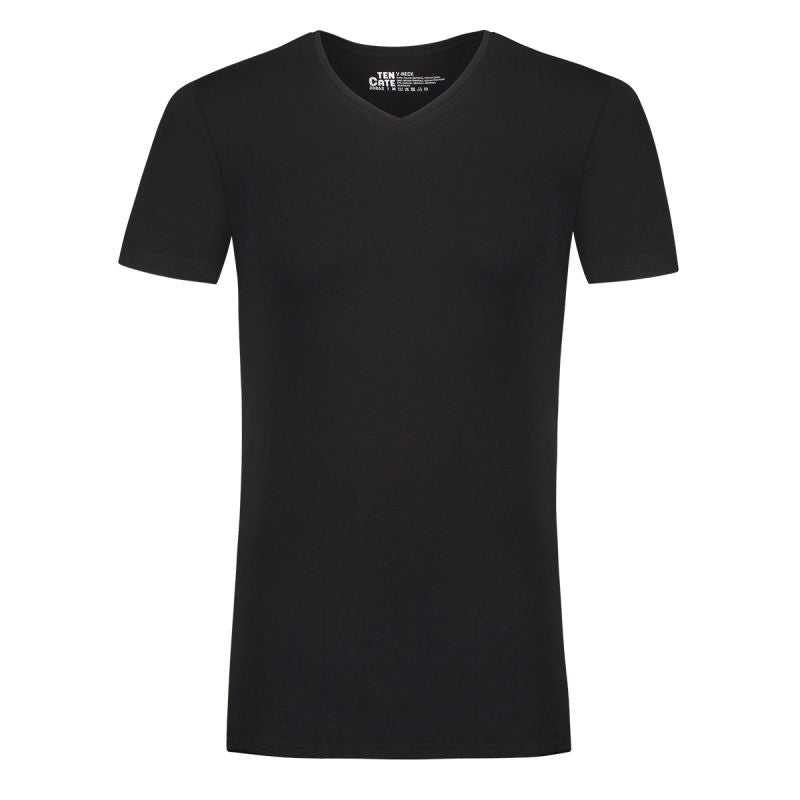 Ten Cate T-shirt col V - noir - Taille M