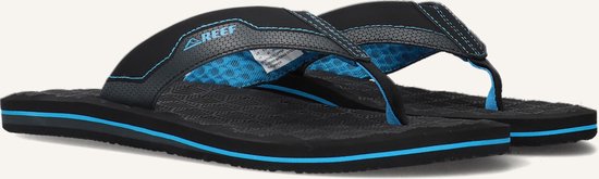 Tongs Reef The Ripper pour homme - Noir/Bleu - Taille 43