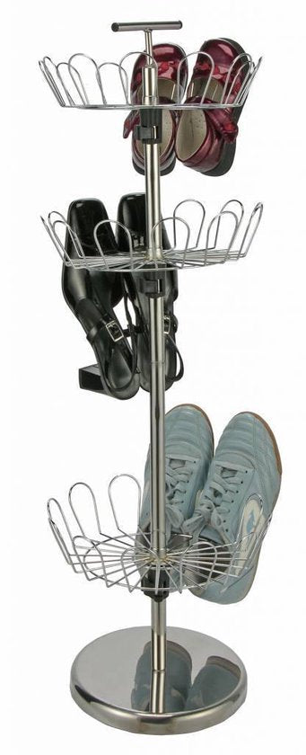 Porte-chaussures pivotant (18 paires)