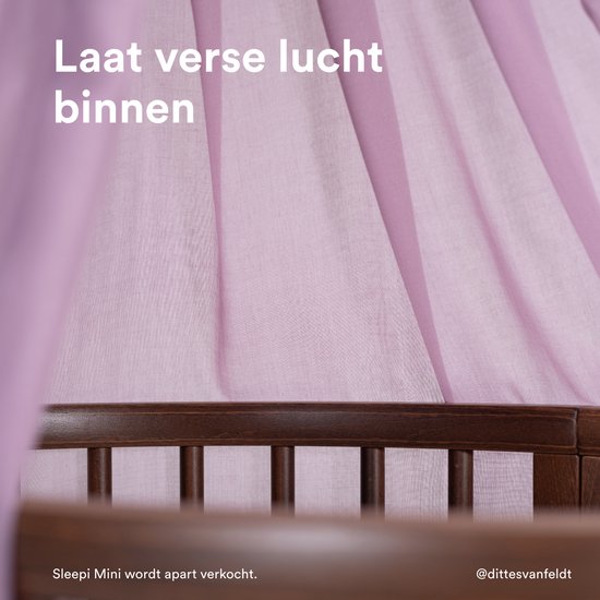 Stokke Sleepi Canopy V3, Lavande - Créez un environnement chaleureux et apaisant pour votre bébé - Facile à monter - Tissu léger - Compatible avec Sleepi Mini et Bed