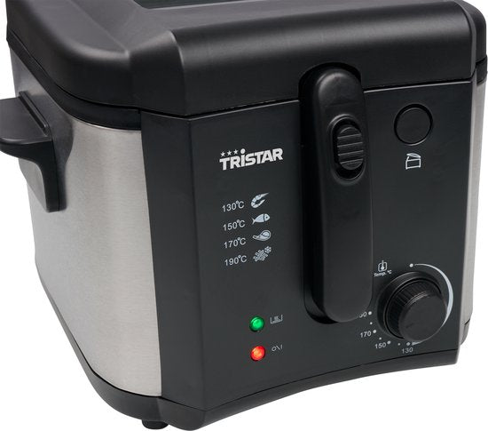 Friteuse Tristar 2,5 litres - FR-6878 - Friteuse 1 600 W - Poignée rabattable - Noir