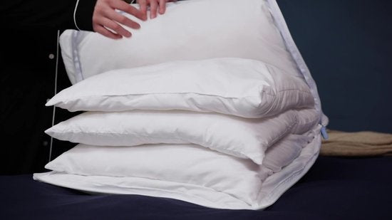 Calmzy Oreiller réglable - oreiller chambre à coucher - oreiller cervical - oreiller 50x60 - oreiller dormeur latéral