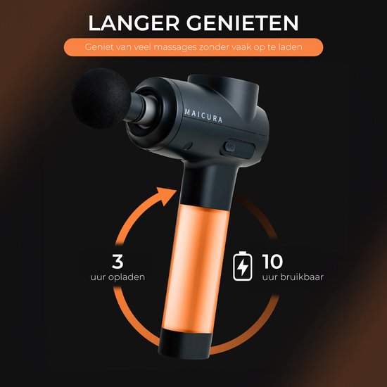 Maicura PRO - Pistolet de massage - Professionnel - Appareil de massage - Pistolet de massage - Infrarouge