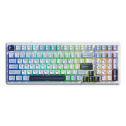 Clavier mécanique sans fil RGB AULA F99 - Bleu clair et gris - 99 touches, mode triple