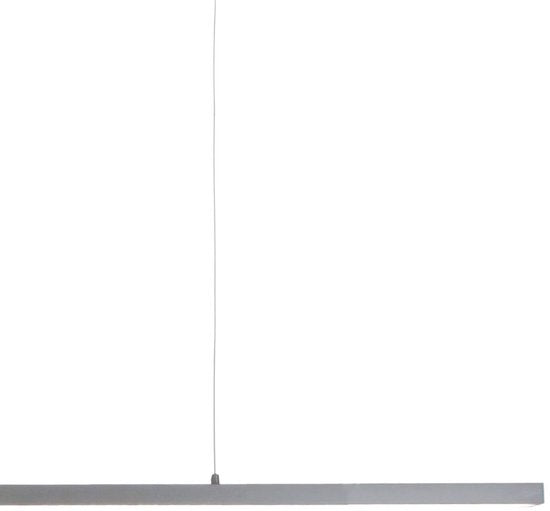 Suspension Bande 4906ST couleur acier, hauteur réglable de 50 à 125 cm, style moderne, avec composants électroniques et éléments métalliques, marque Steinhauer