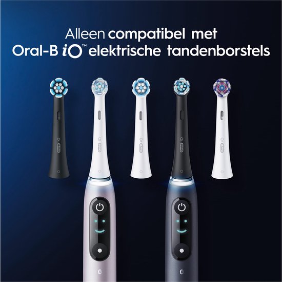 Oral-B iO Ultimate Clean Black - Brossettes pour brosse à dents - Lot de 8