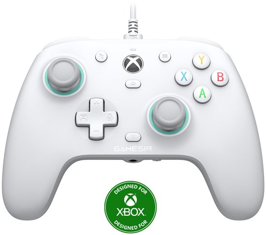 Gamesir G7 SE - Manette filaire - Joysticks à effet Hall - Xbox Series X/S, Xbox One et PC - Blanc