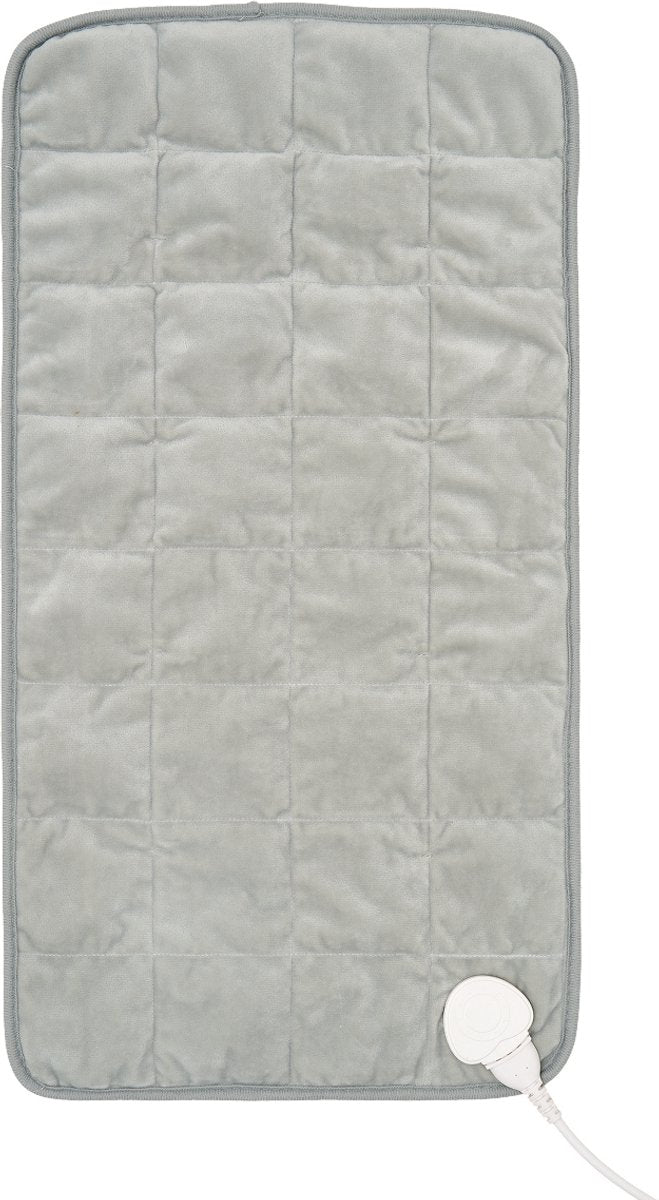 Coussin chauffant lesté Auronic XXL - 9 niveaux de chaleur - Minuterie - 60 x 30 cm - 1,3 kg - Gris