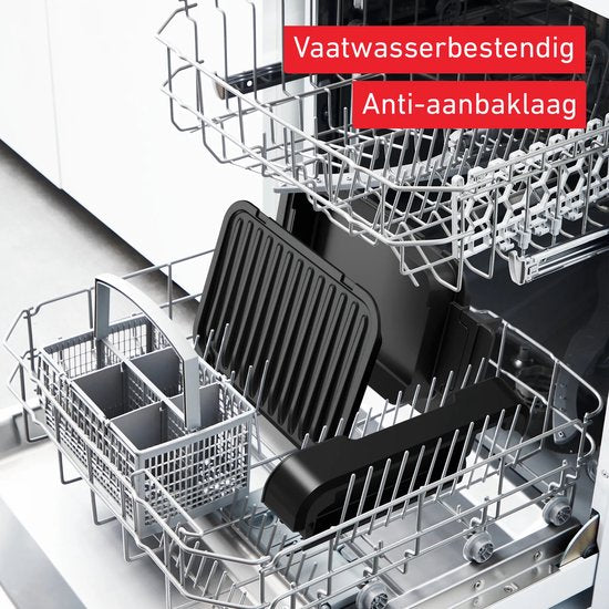 Tefal OptiGrill 4-en-1 GC7748 – Gril de table intelligent – Gril, barbecue de table, four et repas complet – 9 programmes automatiques – Indicateur de cuisson – 2 100 W – Noir/inox