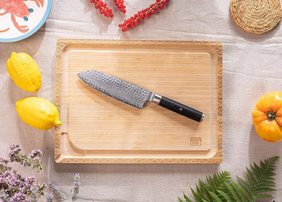Ensemble de couteaux KOTAI Starter, 2 pièces – Acier San-Mai AUS-10 – Bois de pakka noir