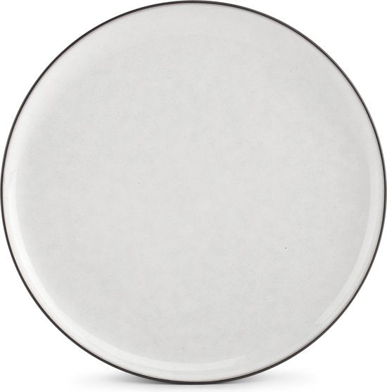 S|P Collection Assiette plate 20 cm blanche Fina (lot de 4)