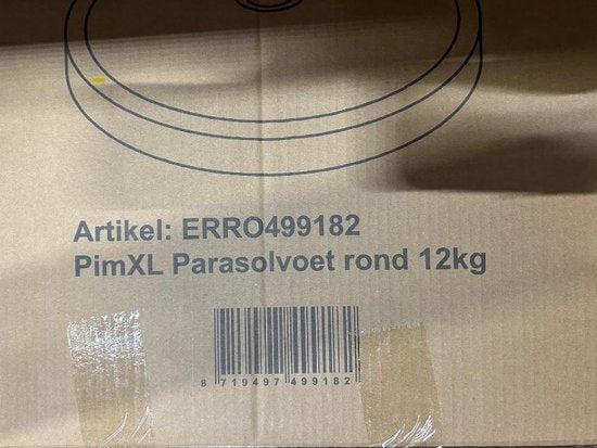 PimXL Pied de parasol rond - Ø44,5 cm - massif - 12kg