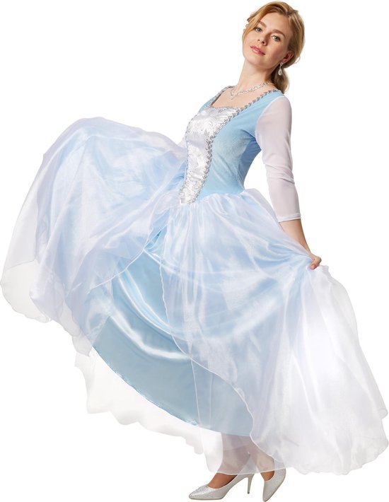Dressforfun Robe de princesse ornée Cendrillon - XXL - Costume carnaval - Halloween - Dress up - Party wear - Party wear - Party wear