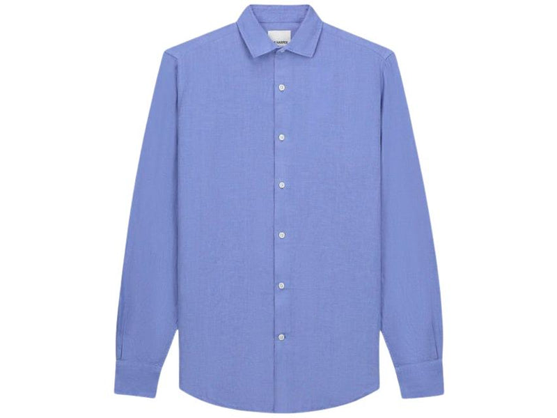 Chemise en lin Van Harper - Coupe classique - taille M - Lavande