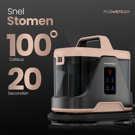 Nettoyeur vapeur FLOWSTEAM PRO 6-en-1 - 1 700 W - 4 modes de nettoyage - Cordon d'alimentation de 5 m
