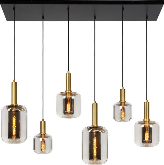 Lucide JOANET - Suspension - 2xE27 - Fumé