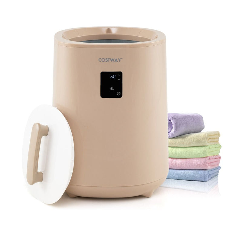 Sèche-serviettes Coast - Capacité de 18 litres - Écran LED - Marron café