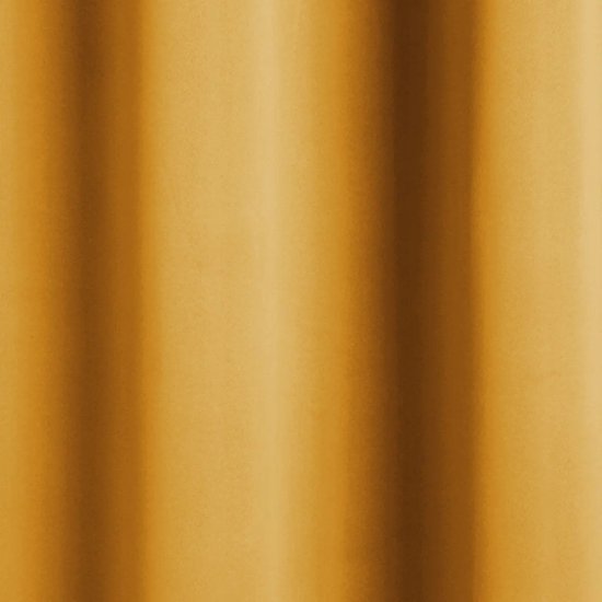 Lot de 2 rideaux occultants Atmosphera couleur ocre, 135 x 240 cm - Prêts à l'emploi avec anneaux - Rideaux et habillage de fenêtres - 2 pièces, couleur ocre