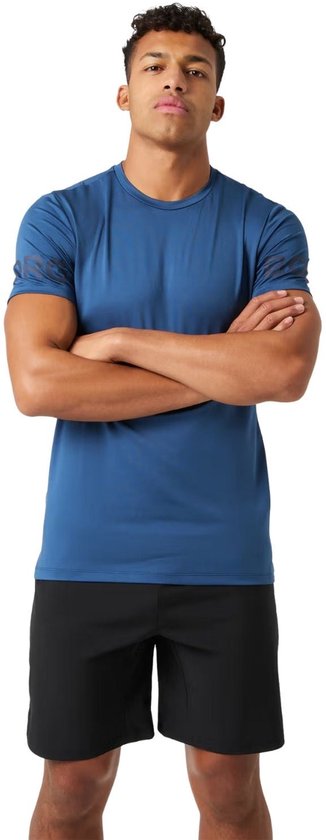 T-shirt de sport Björn Borg pour homme, manches courtes - Blanc - Polyester recyclé - Taille L