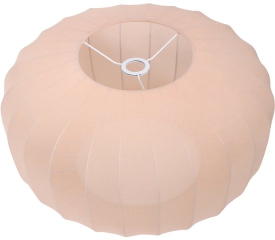 Abat-jour K41931S Ø 60 cm - Tissu beige crème - Design artisanal - Anne Light Home