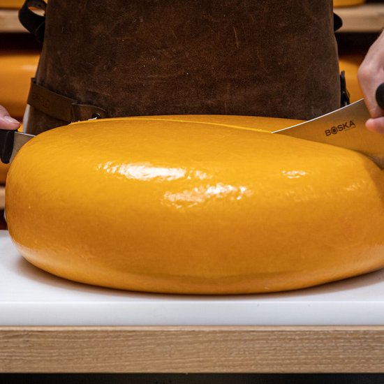 Couteau à fromage BOSKA Hollands L - Manche professionnel - Couteau à berceau - Pour les blocs et les morceaux de fromage - 380 mm