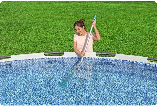 Best - Way - Aspirateur de piscine - Bleu - 252 x 17 cm - Aluminium