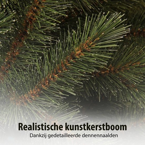 Black Box Trees Toronto - Sapin de Noël Deluxe - Silhouette imposante avec 1 282 branches - Décoration de Noël d'intérieur - Sapin artificiel en plastique - H 215 x Ø 145 cm - Vert