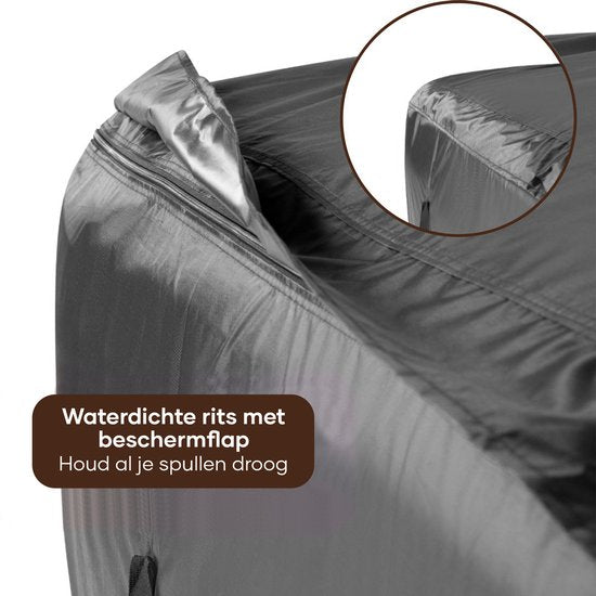 Housse pour coussins de jardin Villux - Housse pour coussins de jardin - Imperméable - 420D - Housse de rangement pour coussins de jardin - Sac pour coussins de jardin - Housse de protection pour mobilier de jardin - Housse pour coussins de jardin - Houss