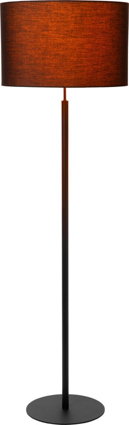 Lucide MAYA - Lampadaire - Ø 45 cm - 1xE27 - Noir - Japandi