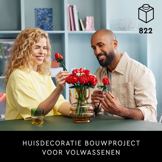 LEGO Botanicals : Bouquet de roses - Kit de construction décoratif de la collection Botanical 10328