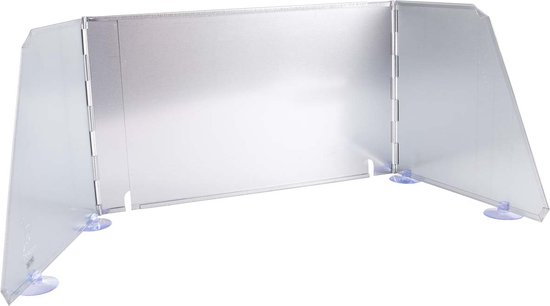 Bo-Camp - Pare-vent de cuisine - Acier - Réglable