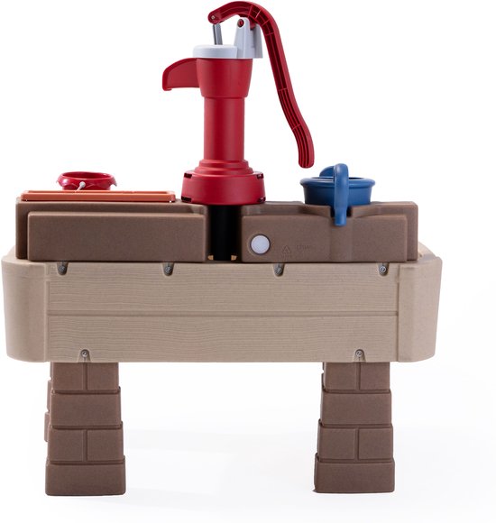 Table à eau Step2 Pump & Splash Discovery – Avec pompe à eau et 8 accessoires – Table de jeux aquatiques pour tout-petits – Jouets d'extérieur à partir de 2 ans – Table d'activités aquatiques pour le jardin / l'extérieur