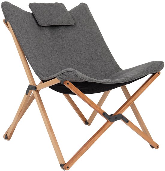Bo-Camp - Urban Outdoor - Fauteuil de détente - Wembley - M - Nika - Gris