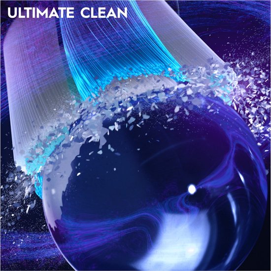 Oral-B iO Ultimate Clean Black - Brossettes pour brosse à dents - Lot de 8