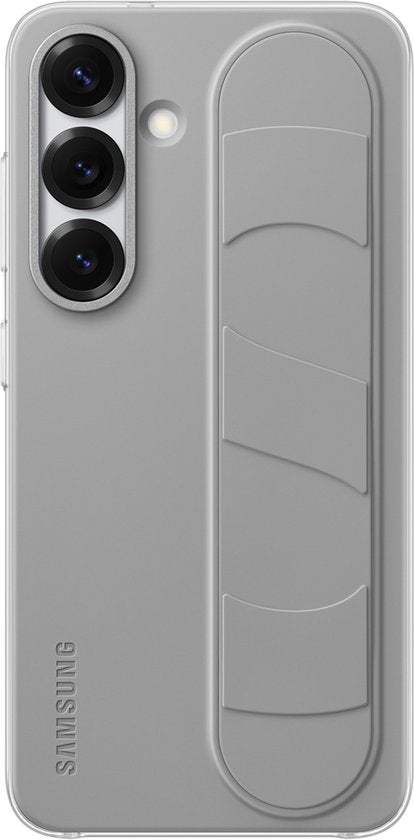 Coque pour Samsung Galaxy S25 - Standing Grip Case - Gris