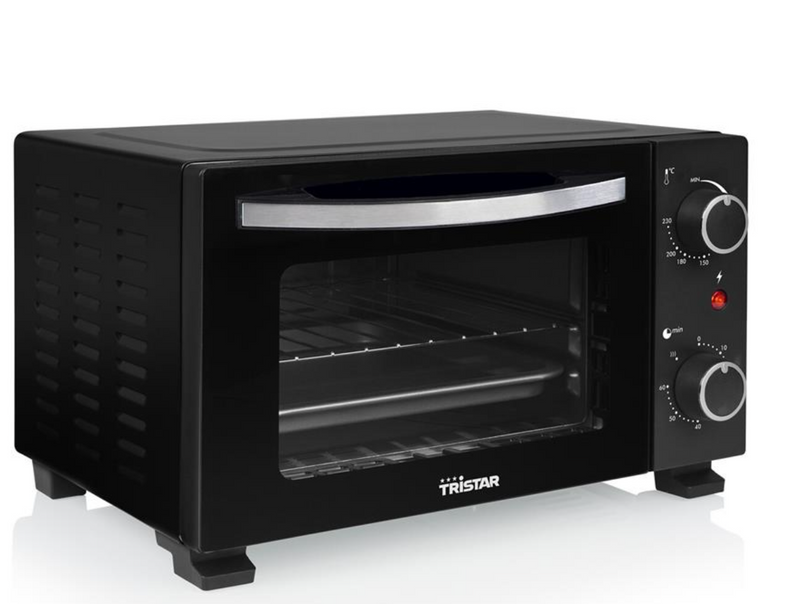 Mini-four Tristar OV-3610KL - Capacité : 10 L - 800 W - Chauffage par le haut et par le bas - Noir